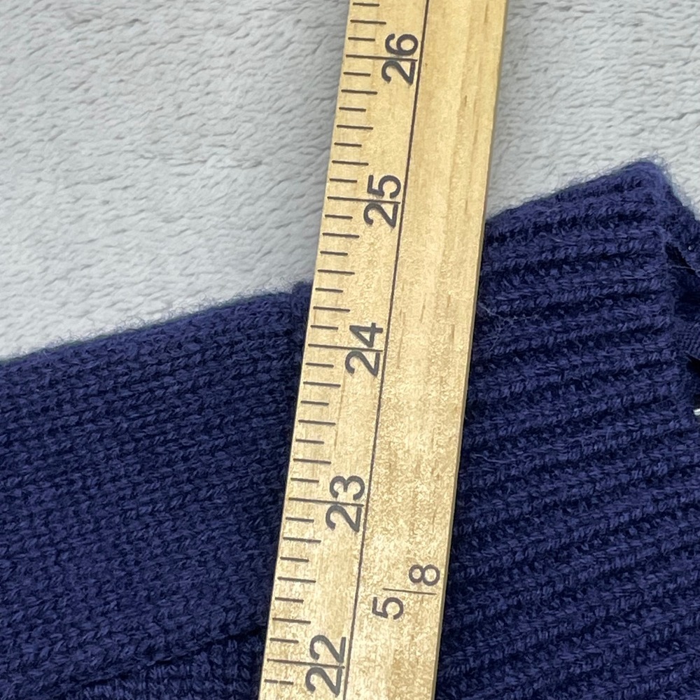 COS Oversized Crew Neck Womens Sweater Size M Blue 100% Wool RWS Certified - Picture 7 of 16